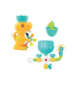 LUDI VODNÍ MLÝNEK S POTRUBÍM DINOSAURUS - HRAČKY DO VANY - PRO DĚTI