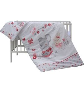 SCARLETT DĚTSKÁ POSTÝLKA S KOMPLETNÍ VÝBAVOU SCARLETT 120 X 60 CM - SOLY - DŘEVĚNÉ POSTÝLKY - SPINKÁNÍ