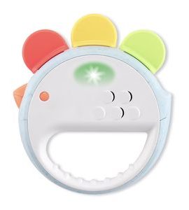 SKIP HOP TAMBURÍNA HUDEBNÍ FEELIN´CLUCKY 3V1, 9M+ - HUDEBNÍ NÁSTROJE - PRO DĚTI