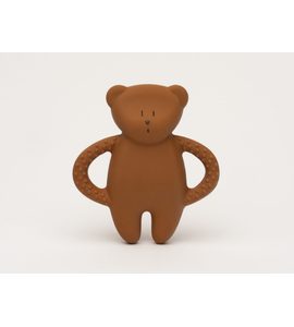 MOONIE KOUSÁTKO PŘÍRODNÍ KAUČUK MEDVÍDEK CARAMEL - KOUSÁTKA - PRO DĚTI