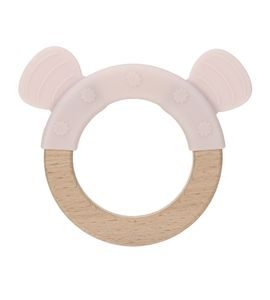 LÄSSIG TEETHER RING WOOD/SILICONE - HRYZÁTKA - PRO DĚTI