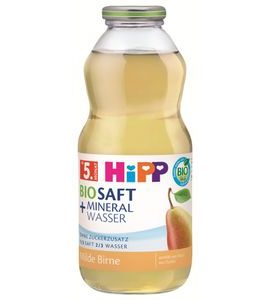 HIPP BIO NÁPOJ HRUŠKA S NEPERLIVOU PRAMENITOU VODOU 500 ML - NÁPOJE - KRMENÍ