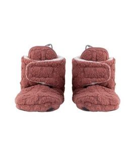 LODGER SLIPPER FOLKLORE FLEECE ROSEWOOD 0 - 3 MĚSÍCE - KOJENECKÉ CAPÁČKY - PRO DĚTI
