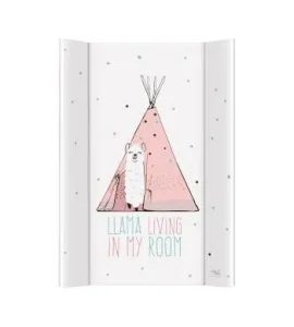 CEBA PODLOŽKA PŘEBALOVACÍ 2-HRANNÁ S PEVNOU DESKOU (50X70) COMFORT LOLLY POLLY LAMA - PŘEBALOVACÍ PODLOŽKY - PŘEBALOVÁNÍ