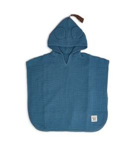 FUNNABABY MUŠELÍNOVÉ PONČO PROVINCE PETROL VEL. 0 - 1 ROK - OSUŠKY A DĚTSKÉ ŽUPANY - KOUPÁNÍ A ZDRAVÍ