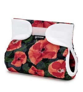 T-TOMI ORTOPEDICKÉ ABDUKČNÍ KALHOTKY - SUCHÝ ZIP POPPIES (5-9KG) - PLENKOVÉ KALHOTKY - PŘEBALOVÁNÍ