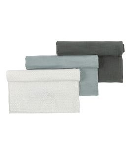 NATTOU PLENKY MUŠELÍNOVÉ 3 KS LA 65X65 CM - LÁTKOVÉ PLENY SKLÁDANÉ - PŘEBALOVÁNÍ