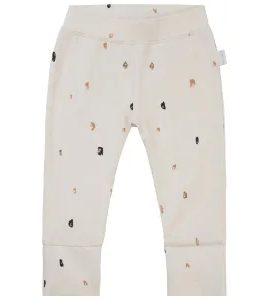 NOPPIES TROUSERS STEELE ANTIQUE WHITE - KALHOTKY A TEPLÁČKY - PRO DĚTI