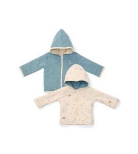 LITTLE DUTCH KABÁTEK OBOUSTRANNÝ STONE BLUE VEL. 74 - KABÁTKY, MIKINKY - PRO DĚTI