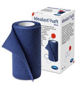 HARTMANN OBINADLO ELASTICKÉ IDEALAST-HAFT COLOR 10 CM X 4 M MODRÉ 1 KS - DOMÁCÍ LÉKÁRNA - KOUPÁNÍ A ZDRAVÍ