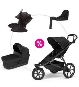 THULE URBAN GLIDE 3 + KORBA + AUTOSEDAČKA MAPLE + ZÁKLADNA ALFI - TROJKOMBINACE - KOČÁRKY A PŘÍSLUŠENSTVÍ