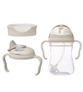 B.BOX UNIVERZÁLNÍ SADA NA PITÍ 3V1, 240 ML - BÉŽOVÁ - DĚTSKÉ HRNEČKY - KRMENÍ