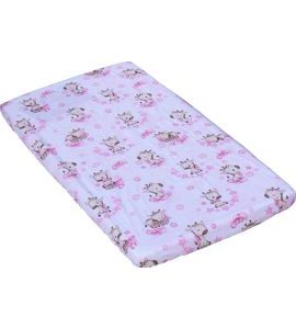 SCARLETT PROSTĚRADLO DO POSTÝLKY FIKI RŮŽOVÉ 120X60 CM - PROSTĚRADLA - SPINKÁNÍ