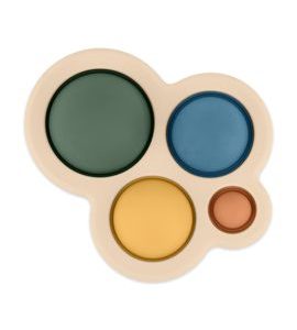 PETITE&MARS HRAČKA SILIKONOVÁ CHILL OUT 6M+ - KOUSÁTKA - PRO DĚTI