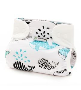 T-TOMI ORTOPEDICKÉ ABDUKČNÍ KALHOTKY - PATENTKY WHALES (3-6KG) - PLENKOVÉ KALHOTKY - PŘEBALOVÁNÍ