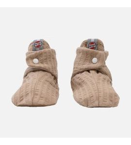 LODGER SLIPPER SEERSUCKER BEIGE 0 - 3 MĚSÍCE - TOPÁNOČKY - PRO DĚTI