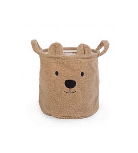 CHILDHOME KOŠ NA HRAČKY TEDDY 30X30X30 CM - BOXY NA HRAČKY - SPINKÁNÍ