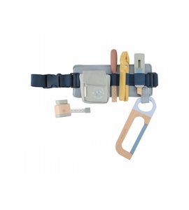 LITTLE DUTCH PÁSEK S DŘEVĚNÝM NÁŘADÍM BLUE - LITTLE DUTCH - PRO DĚTI