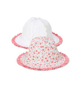 LITTLE DUTCH KLOBOUČEK SUNNY FLOWERS VEL. 2 - ČEPIČKY A KLOBOUČKY - PRO DĚTI