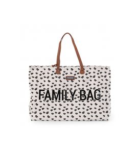 CHILDHOME CESTOVNÍ TAŠKA FAMILY BAG CANVAS LEOPARD - BRAŠNE NA RUKOVÄŤ - KOČÍKY A PRÍSLUŠENSTVO