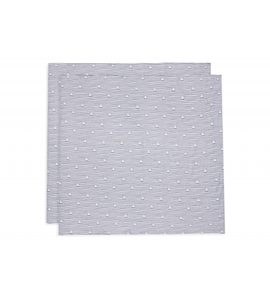 JOLLEIN PLENY ZAVINOVACÍ 2KS 115X115 CM MIFFY STRIPE NAVY - LÁTKOVÉ PLENY ALL IN ONE - PŘEBALOVÁNÍ