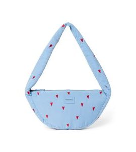 STUDIO NOOS - PUFFY MINI CROSS BODY BAG | LIGHT BLUE HEARTS - DOPLŇKY - PRO MAMINKY