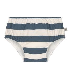 LÄSSIG SPLASH SWIM DIAPER BOYS BLOCK STRIPES MILKY/BLUE 7-12M - KOJENECKÉ PLAVKY - KOUPÁNÍ A ZDRAVÍ