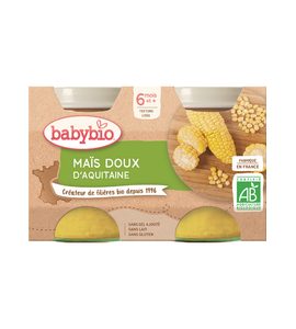 BABYBIO SLADKÁ KUKUŘICE 2X130 G - MASO/ZELENINA - KRMENÍ