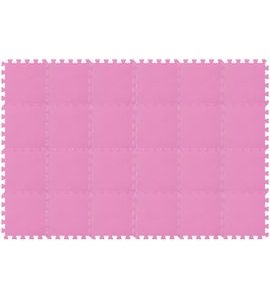 RIALTO BABY HRACÍ PODLOŽKA PUZZLE PINK 180X120CM - HRACÍ PODLOŽKY NA ZEM - SPINKÁNÍ