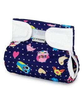 T-TOMI ORTOPEDICKÉ ABDUKČNÍ KALHOTKY - SUCHÝ ZIP OWLS (3-6KG) - PLENKOVÉ KALHOTKY - PŘEBALOVÁNÍ