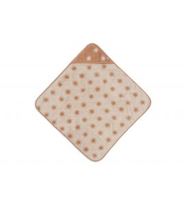 JOLLEIN OSUŠKA S KAPUCÍ FROTÉ 75X75 CM JACQUARD SUN - OSUŠKY A DĚTSKÉ ŽUPANY - KOUPÁNÍ A ZDRAVÍ