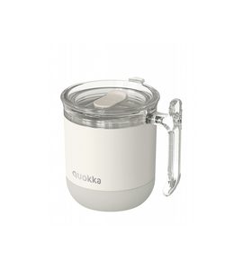 QUOKKA NEREZOVÝ TERMOHRNEK WAVE IVORY 260 ML - TERMOOBALY A TERMOSKY - KRMENÍ