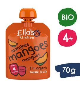 ELLA'S KITCHEN BIO MANGOVÁ SVAČINKA (70 G) - KAPSIČKY - KRMENÍ