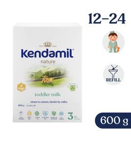 KENDAMIL BIO NATURE 3 HMO+ (600 G) - EXPIRACE 13.10.2026 - KOJENECKÁ MLÉKA - KRMENÍ