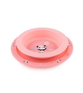 CANPOL BABIES JÍDELNÍ SADA EXOTIC ANIMALS 2KS RŮŽOVÁ - MISKY, TALÍŘKY A PODLOŽKY - KRMENÍ