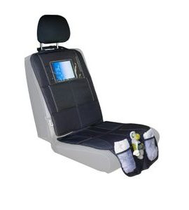FILLIKID OCHRANA SEDADLA V AUTĚ S PŘIHRÁDKOU NA IPAD BLACK - CHRÁNIČE SEDADLA - AUTOSEDAČKY A PŘÍSLUŠENSTVÍ