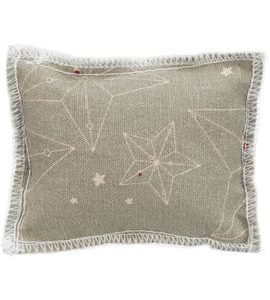 TRIXIE XMAS PILLOW - VÁNOČNÍ BAVLNĚNÝ POLŠTÁŘEK, S VALERIÁNEM, 7 X9 CM, BÉŽOVÁ - HRAČKY S CATNIPEM A ŠANTOU PRO KOČKY - CHOVATELSKÉ POTŘEBY MALVÍKZOO