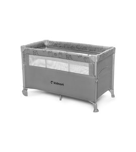 KIDNORT CESTOVNÍ POSTÝLKA KIDNORT NÄSTE SVĚTLE ŠEDÁ - CESTOVNÍ POSTÝLKY - SPINKÁNÍ