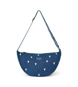 STUDIO NOOS DENIM ADULT FANNY KABELKA | HEARTS DARK BLUE WHITE HEARTS - DOPLŇKY - PRO MAMINKY