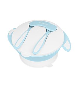 KIKKABOO MISKA 4V1 BLUE - MISKY, TALÍŘKY A PODLOŽKY - KRMENÍ