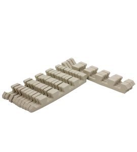 RIALTO BABY SADA OKRAJŮ PRO PĚNOVÉ PUZZLE LIGHT BEIGE 120X90CM - HRACÍ PODLOŽKY NA ZEM - SPINKÁNÍ