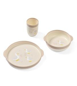 BABYONO SET JÍDELNÍ FARMER 12M+ - VÝHODNÉ SADY - KRMENÍ