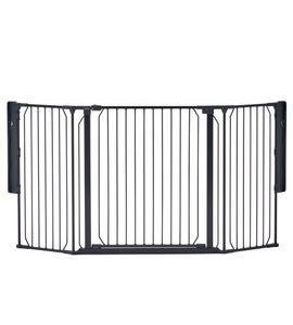 BABY DAN UNIVERZÁLNÍ PROSTOROVÁ ZÁBRANA BABYDAN CARL WIDE, ČERNÁ - OHRÁDKY - KOUPÁNÍ A ZDRAVÍ