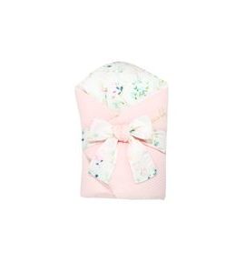 ENIE BABY PÉŘOVÁ ZAVINOVAČKA 80X80 CM SPRING LEAVES / - ZAVINOVAČKY - SPINKÁNÍ