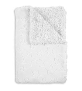 INTERBABY DEKA HVĚZDY & RŮŽIČKY 80X110CM KRÉMOVÁ - DĚTSKÉ DEKY PRO MIMINKA - SPINKÁNÍ