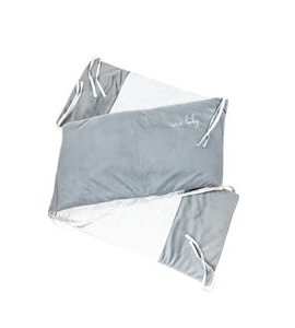 ENIE BABY MANTINEL VELVET GREY LEAVES - MANTINELY - SPINKÁNÍ