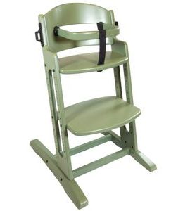 BABY DAN ROSTOUCÍ DŘEVĚNÁ ŽIDLIČKA DANCHAIR GREEN - JÍDELNÍ ŽIDLIČKY DŘEVĚNÉ - KRMENÍ