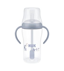 NUK PERFECT MATCH LAHVIČKA NA UČENÍ S BRČKEM PENGUIN 260 ML - KOJENECKÉ LAHVE - KRMENÍ