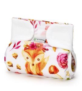 T-TOMI ORTOPEDICKÉ ABDUKČNÍ KALHOTKY - SUCHÝ ZIP FOXES (3-6KG) - PLENKOVÉ KALHOTKY - PŘEBALOVÁNÍ