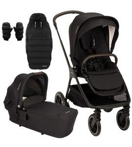 NUNA TRIV™ LX + LYTL™ + WINTER SET CAVIAR - DVOJKOMBINACE - KOČÁRKY A PŘÍSLUŠENSTVÍ